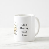 Süße niedliche Honigbiene Kaffeetasse (VorderseiteRechts)