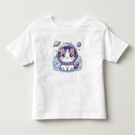 süße niedliche Katze für Mädchen und Kleinkinder Kleinkind T-shirt