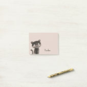 Süße niedliche Panther-Tiere Post-it Klebezettel (Auf Schreibtisch)