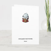 Süße niedliche Vampire-Eiscreme Karte (Rückseite)