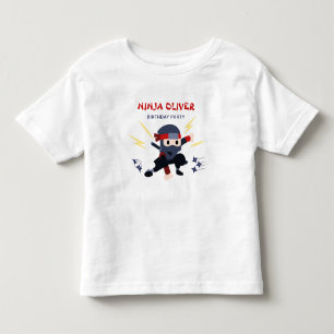 Süße Ninja-Karate-Geburtstags-Kinder-T-Shirt für K Kleinkind T-shirt