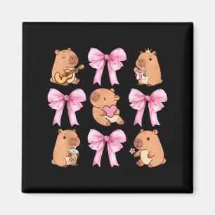 Süße Nk Kokette Schleife Kawaii Capybara Liebhaber Magnet