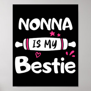 Süße NONNA ist Bestie Verwöhnte Familienzusammenku Poster
