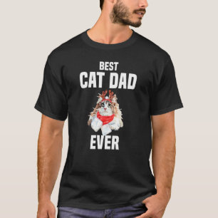 Süße Norwegische Waldkatze Rentier Kostüm Beste Ka T-Shirt