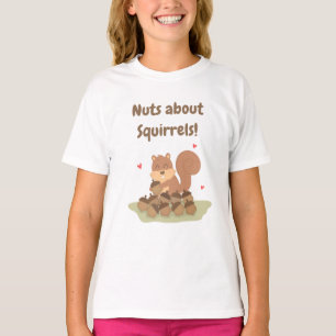 Süße Nüsse über Eichhörnchen Lustig T-Shirt