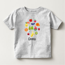 Süsse Obst Adorable Frucht Kinder Personalisiert Kleinkind T-shirt