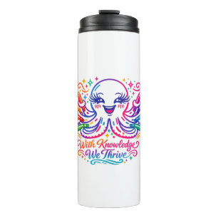Süße Oktopus-Trinkflasche zum Schulbeginn Thermosbecher