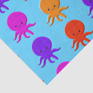 Süße Oktopus-Zeichnungen Benutzerdefiniert Seidenpapier