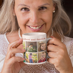 Süße Oma-Foto-Collage-Typografie Kaffeetasse