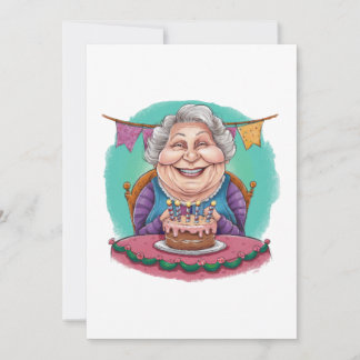 Süße Oma Geburtstagstorte Geschenk Karte