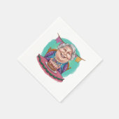 Süße Oma Geburtstagstorte Geschenk Serviette (Ecke)