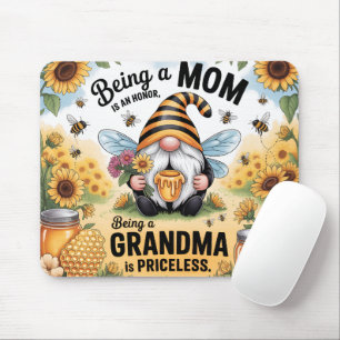 Süße Oma-Gnom-Tumbler Mousepad
