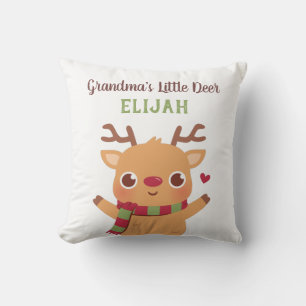 Süße Oma Kleiner Hirsch, Weihnachts-Kinderzimmer-D Kissen