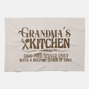 Süße Oma Küchen Wortkunst Geschirrtuch