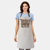 Süße Oma Küchen Wortkunst Schürze (Getragen)