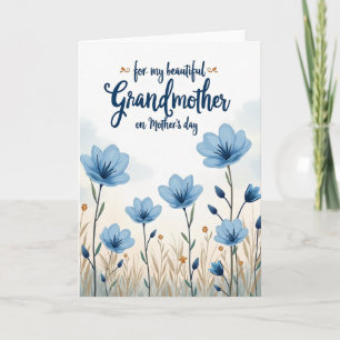 Süße Oma Muttertags-Kunstkarte Karte