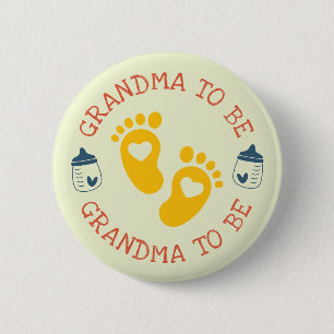 Süße Oma wird es - Benutzerdefinierte Babyparty-Fe Button