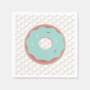 Süße Ombre-Donuts mit Streuseln Serviette