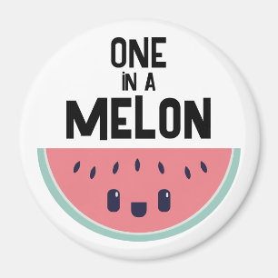 Süße One In A Melon Wassermelone Magnet
