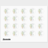 Süße One Labels, Schatz Eins, Eiscreme Runder Aufkleber (Blatt)