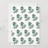 Süsse | Orange Baby Dusche Einladung (Rückseite)