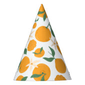 Süsse Orange Clementine Mandarine Mandarin Frucht Partyhütchen (Vorderseite)