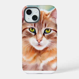 Süße orange Katze iPhone 15 Hülle