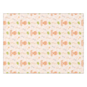 Süße orange Kinder Dinosaurier Tischdecke (Vorderseite (Horizontal))