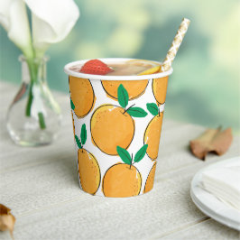 Süsse Orange Paper Cups Pappbecher