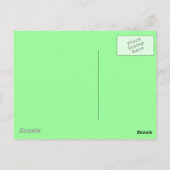 Süße Orange Postkarte (Rückseite)