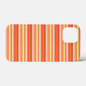 Süße orange-rote Streifen Case-Mate iPhone Hülle (Rückseite (Horizontal))
