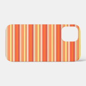 Süße orange-rote Streifen Case-Mate iPhone Hülle (Rückseite (Horizontal))