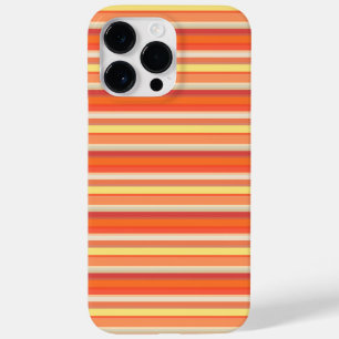 Süße orange-rote Streifen Case-Mate iPhone 14 Pro Max Hülle