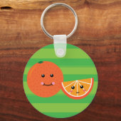 Süße Orange Schlüsselanhänger (Vorderseite)