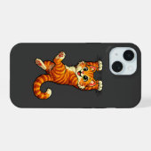 Süße orange Tabby-Katze iPhone 15 Hülle (Rückseite (Horizontal))