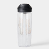 Süße Orange Tabby Katzen Wasserflasche Trinkflasche (Rückseite)