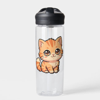 Süße Orange Tabby Katzen Wasserflasche Trinkflasche