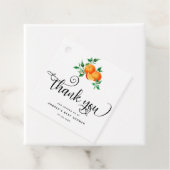 Süsse | Orange Vielen Dank Geschenkanhänger (Beispiel)