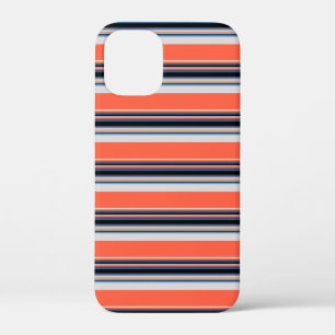 Süße orangeblaue Streifen Case-Mate iPhone Hülle