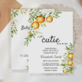 Süsse Orangen Kinderdusche Einladung