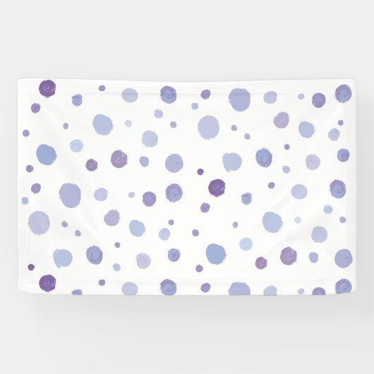 Süße organische Pinselstrich-Punkt-Kunst Banner (Horizontal)