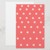Süße organische Pinselstrich-Punkt-Kunst Briefpapier (Vorne/Hinten)