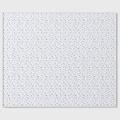 Süße organische Pinselstrich-Punkt-Kunst Geschenkpapier (Flach)