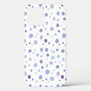 Süße organische Pinselstrich-Punkt-Kunst iPhone 12 Hülle