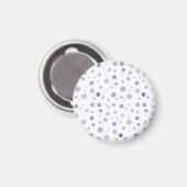 Süße organische Pinselstrich-Punkt-Kunst Magnet (Vorderseite/Rückseite)