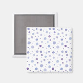 Süße organische Pinselstrich-Punkt-Kunst Magnet (Vorderseite/Rückseite)