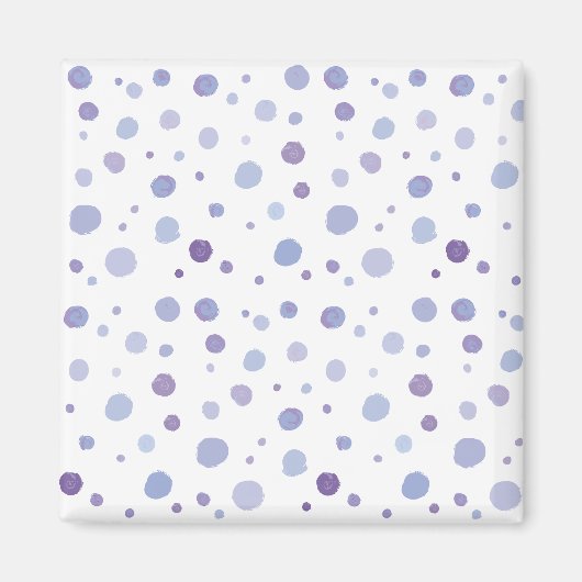Süße organische Pinselstrich-Punkt-Kunst Magnet (Vorne)