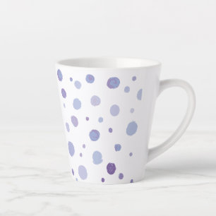 Süße organische Pinselstrich-Punkt-Kunst Milchtasse