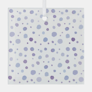 Süße organische Pinselstrich-Punkt-Kunst Ornament Aus Glas