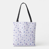 Süße organische Pinselstrich-Punkt-Kunst Tasche (Rückseite)